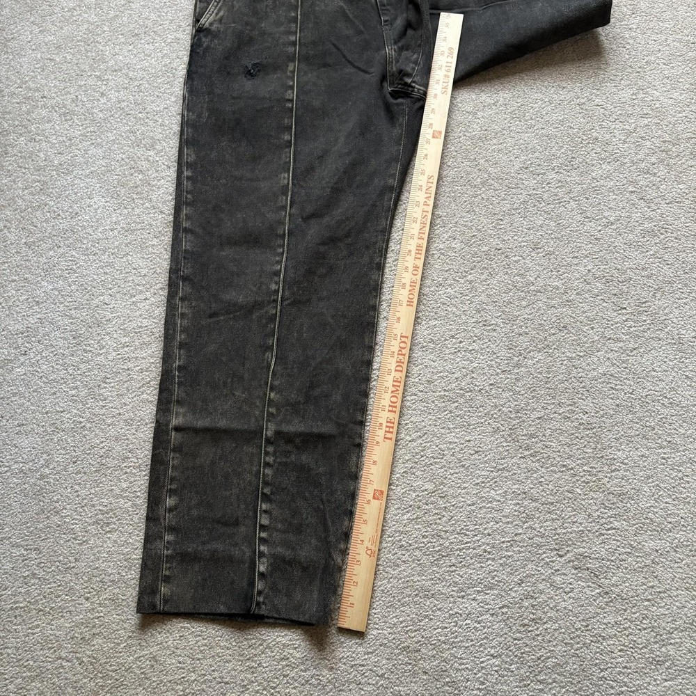 Diesel‎ Pants Measure Mens 38x30 Black D-Chino-Work Cotton Straight Leg Workwear - Picture 12 of 13
